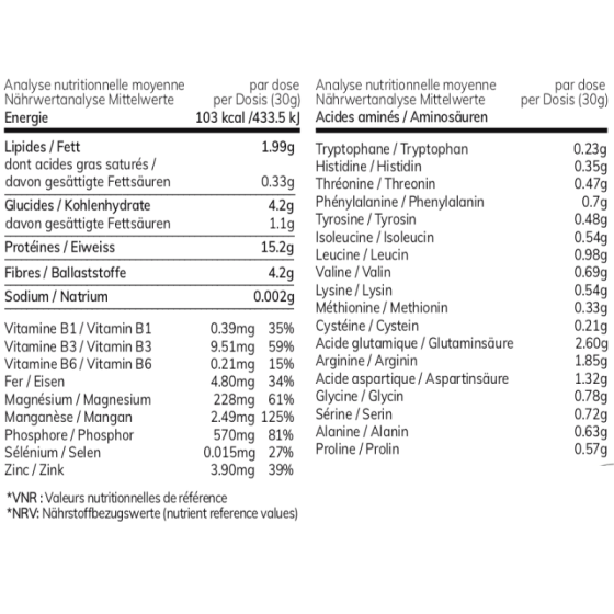 Organic plant-based protein - 300 gr