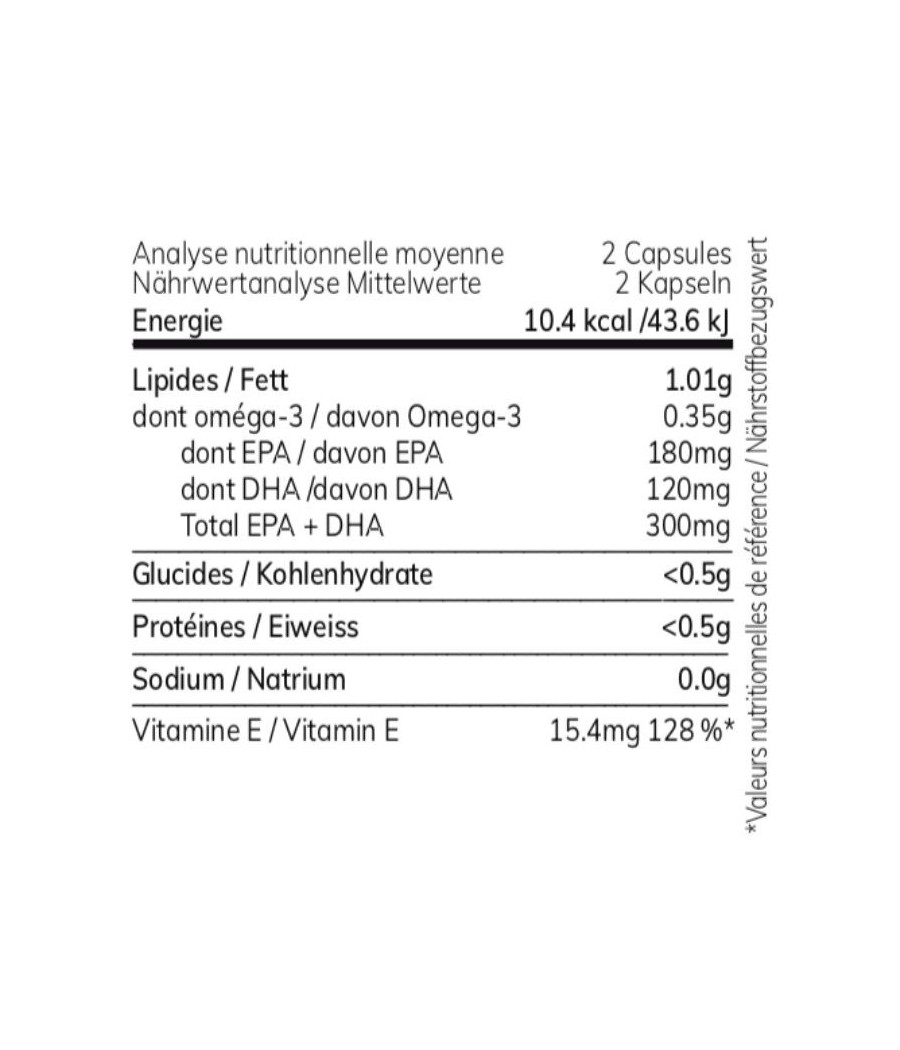 Huile de Poisson 60 caps. 500 mg