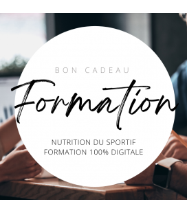 Bon cadeau Formation "Nutrition du Sportif"