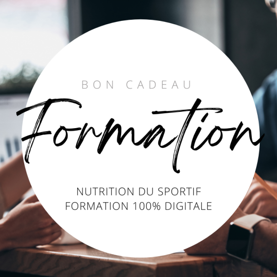 Bon cadeau Formation "Nutrition du Sportif"