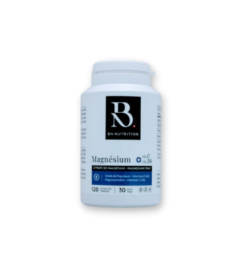 Magnésium + Vitamine C naturelle et Vitamine B6