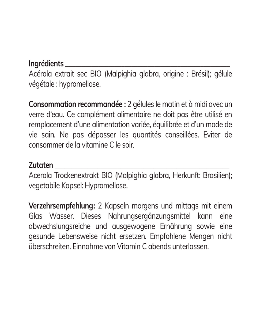 Acérola BIO