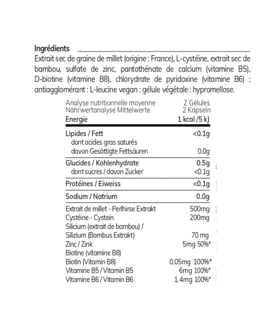 Millet plus 60 gel. 250 mg