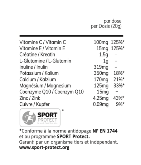 After - Boisson de récupération  (15 sachets de 20 gr)