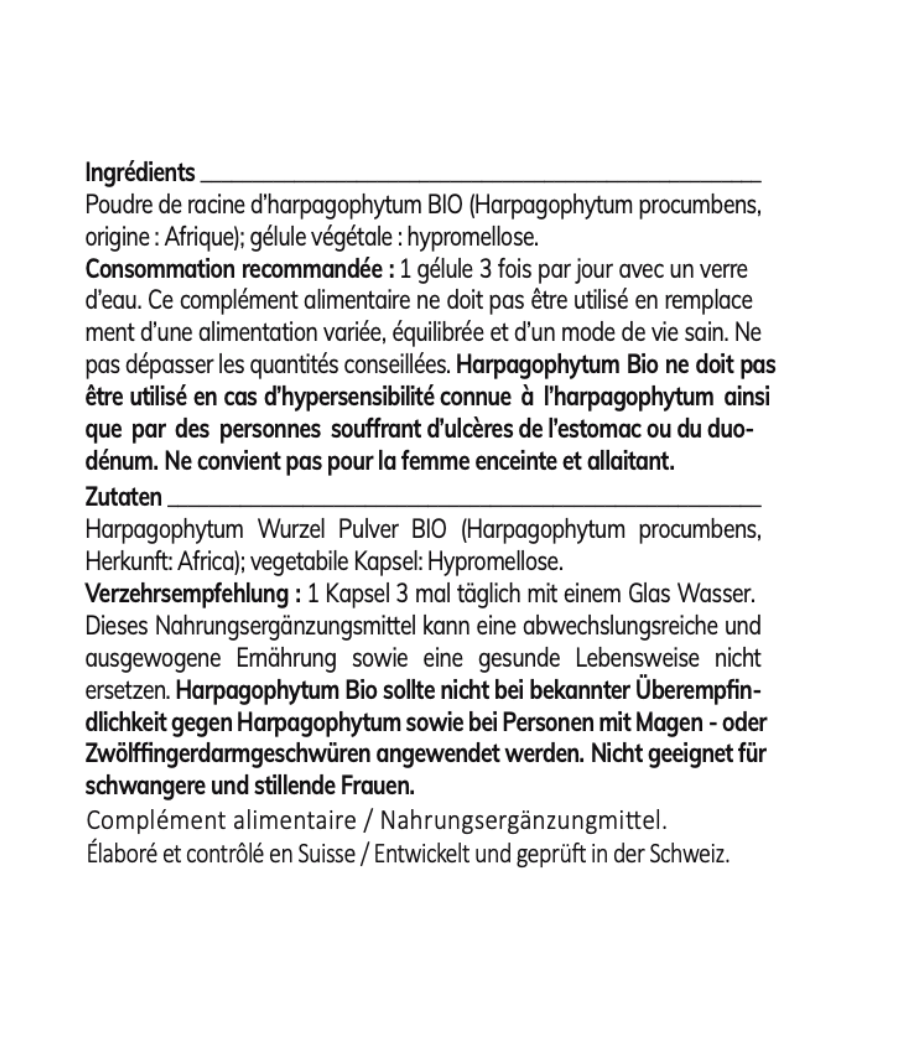 Harpagophytum BIO