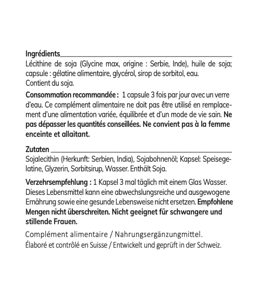 Lécithine de Soja