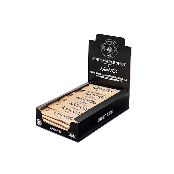 Maple Shots pack x30 fond blanc