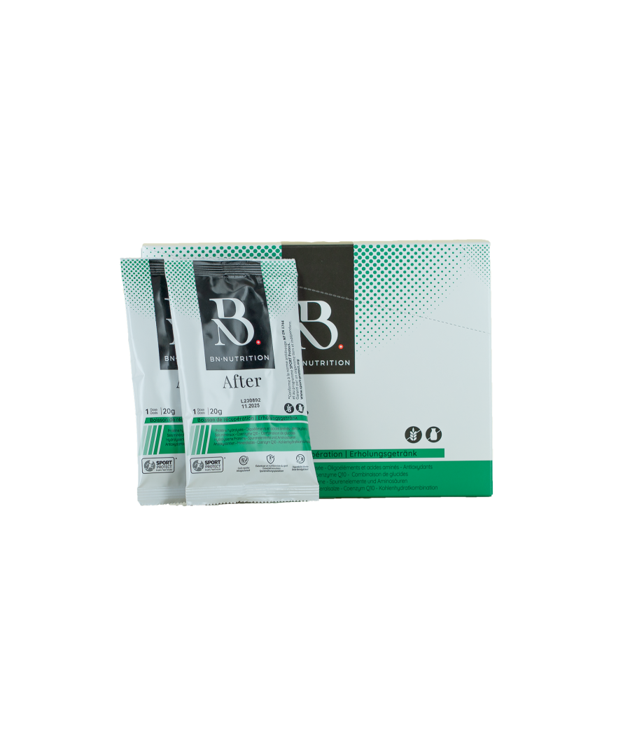 After - Boisson de récupération (15 sachets de 20 gr) – Suisse – BN... After - Boisson de récupération (15 sachets de 20 gr) – Suisse – BN...