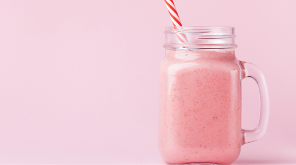 Shaker protéiné à la framboise 