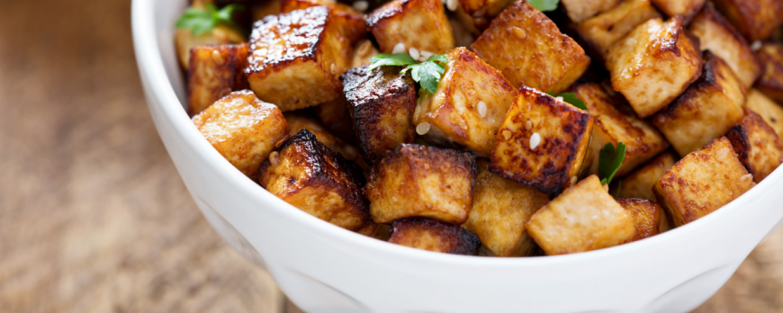 Tofu with 3 Cs: Curry, Turmeric & Coconut