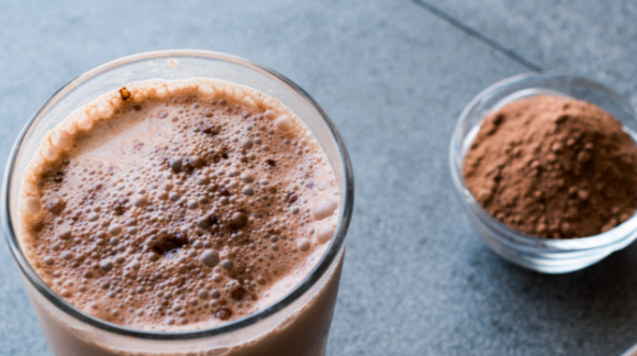Shaker cacao et graines de chia